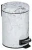 WENKO cosmetische afvalemmer Onyx, metaal, 17 x 25 x 22,5 Productafbeelding-voorbeeld 3