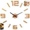 ModernClock, Wanduhr aus Eichenholz - Aufkleber -75cm Produktbild-Vorschau 1