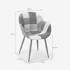 Patchwork chaise fauteuil salon cuisine studio Finch - Voir les images du produit 5