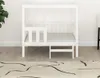 vidaXL Lit pour chien Blanc 95,5x73,5x90 cm Pin massif Voir les images du produit 10
