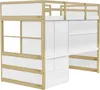Łóżko na poddaszu Sweiko 90 x 200 cm, Z drabinką, Z Podgląd zdjęcia produktu 13