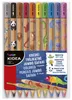 Kredki trójkątne Jumbo Safari Kidea 10 kolorów Podgląd zdjęcia produktu 6