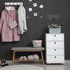 Vešiak na odev liatinový, 5 háčikov, RD0632, bronz Náhled obrázku produktu 4