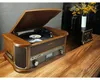 Soundmaster NR546BR, Braun, Holz, 33,45,78 RPM, Extern, Produktbild-Vorschau 2