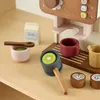 Petite Amélie Kaffeemaschine aus Holz Noyer Produktbild-Vorschau 7