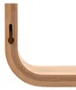 Wandregal/Bucherregal Fixy - braun - Lamellen Holzoptik - Produktbild-Vorschau 3