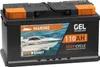 EXAKT GEL Batterie 12V 110Ah Bootsbatterie Marine Produktbild-Vorschau 3