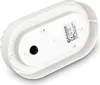 The underside of a white outdoor lamp. Produktbild-Vorschau