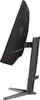 A side view of a black gaming monitor on a stand against a white background. Produktbild-Vorschau