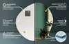 Nepravidelné zrcadlo - moderní design Boho Loft - nástěnné Náhled obrázku produktu 7