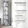Set di 4 ripiani in vetro - Set di prolunghe per vetrine a Anteprima dell’immagine prodotto 5