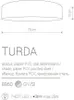 Plafon okrągły TURDA srebrno-szary 7xE27x25W tworzywo Podgląd zdjęcia produktu 2