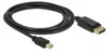 DELOCK Displayport Mini cavo DP -> DP St/St 2,00m sw 4K Anteprima dell’immagine prodotto 5