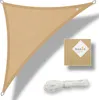 hanSe® Marken Sonnensegel Dreieck 3x3x3 m Sand Produktbild-Vorschau 1