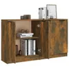 vidaXL Sideboards 2 Stk. Räuchereiche 60x30x70 cm Produktbild-Vorschau 5