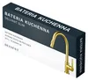 DELVANT SLIM Kuchynská Batéria so Vysúvacou Výlevkou Zlatá Náhľad obrázku produktu 13