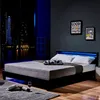 HOME DELUXE - Lit LED Asteroid - Blanc, 180 x 200 cm - Voir les images du produit 6