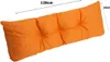 Cuscini per pallet arancione| Cuscino per seduta 120x50 + Anteprima dell’immagine prodotto 4