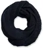 styleBREAKER Uni Strick Loop Schal kariert, Uni Feinstrick Produktbild-Vorschau 1