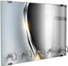 DEQORI Schlüsselbrett Glas 30x20 cm 'Elegantes Produktbild-Vorschau 1