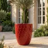 Pflanzkübel aus Keramik Provencelia ZEUS Imperialrot, Ø32 Produktbild-Vorschau 4