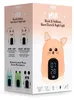 The image shows the packaging of a children's alarm clock and night light shaped like a cat. The packaging displays product images, features, and branding. Produktbild-Vorschau