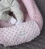 Mini PUNKTE Rosa/ MINKY ROSA Babynestchen Unterlage 2 Tlg Produktbild-Vorschau 7