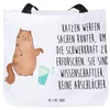 Mr. & Mrs. Panda Reisetasche Katze Wasserglas - Weiß - Produktbild-Vorschau 1