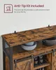 VASAGLE, mobiletto da cucina con ante scorrevoli, stile Anteprima dell’immagine prodotto 8