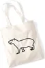 Huuraa Jutebeutel Capybara Silhouette 10 Liter Natural Produktbild-Vorschau 1