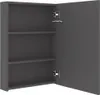 vidaXL LED zrcadlová skříňka do koupelny šedá 50x13x70 cm Náhled obrázku produktu 5