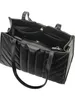 Elegante schwarze Damentasche mit abnehmbarem Kettengurt & Produktbild-Vorschau 13