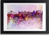 Bild 30x20 MDF-Rahmen, Wandkunst Farbe Warschau Produktbild-Vorschau 1