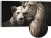 DEQORI Hybrid Leinwand Bild 60x30 cm 'Zarte Wildheit' Produktbild-Vorschau 1