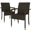 Two brown rattan garden chairs are shown against a white background. Produktbild-Vorschau