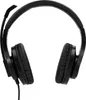 A black headset with a microphone is shown against a white background. Anteprima dell’immagine prodotto
