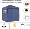 Outsunny altán 2x2m skládací altán 4 boční stěny s oknem Náhled obrázku produktu 4