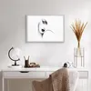 Gerahmtes Poster - Weißer Rahmen - Porträt Frau Skizze - Produktbild-Vorschau 6