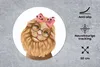 MuchoWow® Mauspad Mousepad Löwe - Bogen - Kinder 50x50 cm - Produktbild-Vorschau 2