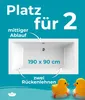 Calmwaters® Acryl Premium Badewanne Komplettset 190x90 cm - Produktbild-Vorschau 2