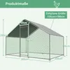 GIHAUVIA - Hühnerstall 3x2x2m Außenzaun Kleintierzaun Produktbild-Vorschau 8