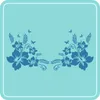 Aufkleber - Autoaufkleber-Set "Hibiskus Ranke" 2 Stk. je Produktbild-Vorschau 2