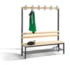 C+P Garderobenbank 8051110S10000 Schuhrost 1710x1500x403mm Produktbild-Vorschau 3