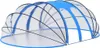 vidaXL Pool-Kuppel Oval 620x410x210 cm Produktbild-Vorschau 2