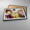 Gerahmtes Poster - Schwarzer Rahmen - Frau Modell - 70x50 Produktbild-Vorschau 3