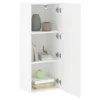 TV-Wandschrank Weiß 40,5x30x102 cm Holzwerkstoff Produktbild-Vorschau 5
