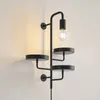 Lindby Wandleuchte Hanjo, Höhe 50 cm, schwarz, Metall Produktbild-Vorschau 5