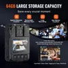 Kamera policyjna VEVOR 1440P HD, kamera bodycam 64 GB z Podgląd zdjęcia produktu 4