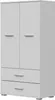 Schrank FAUSKE - 2 Schubladen - Weiß - Breite 69 cm, Höhe Produktbild-Vorschau 2