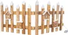 A wooden fence with birdhouses and lights. Náhled obrázku produktu